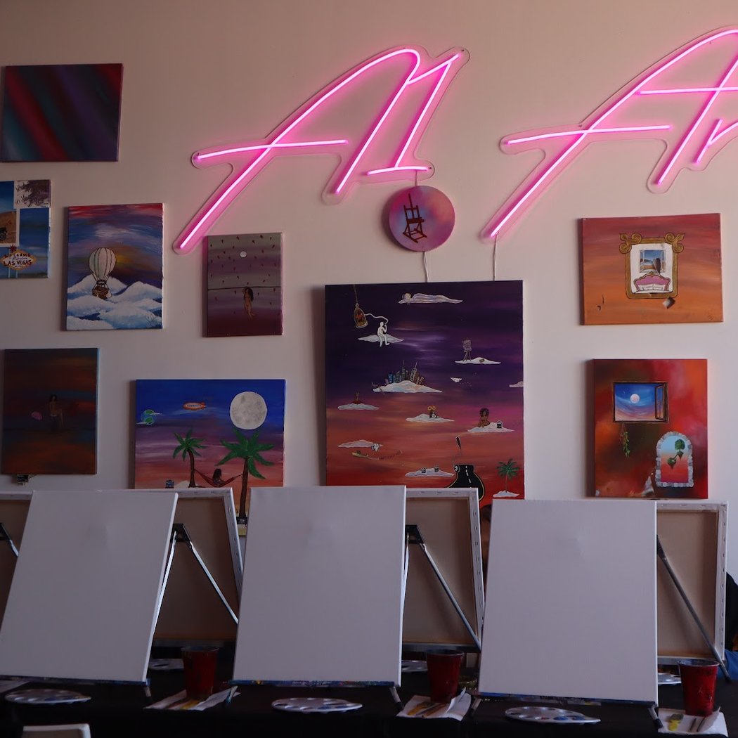 Puff, Paint and Sip Art Studio 2