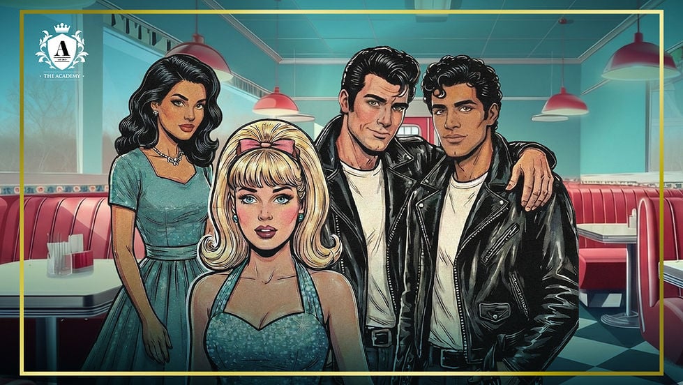 Greasers and Glamour Dance Party 1