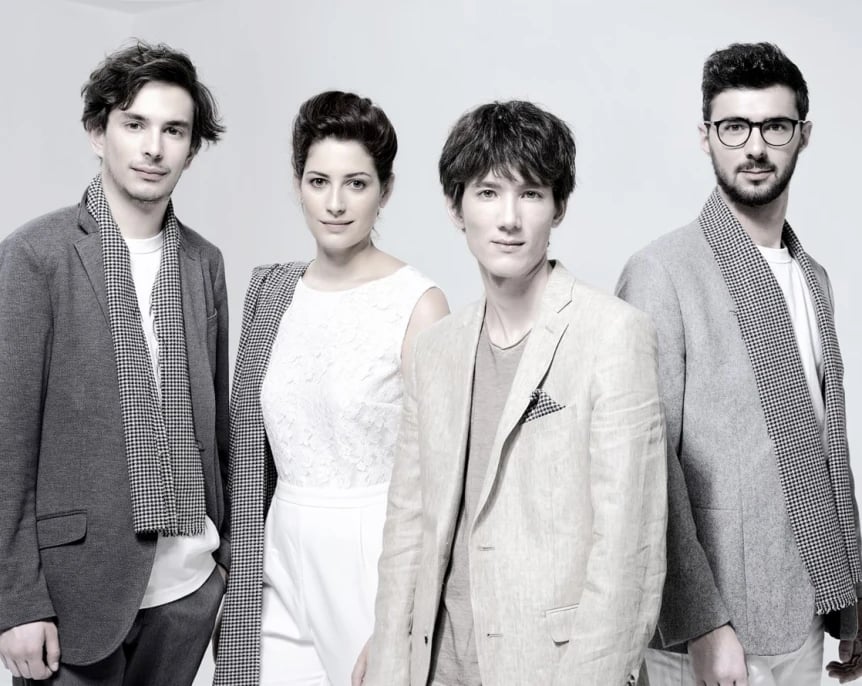 Anne Queffélec, Quatuor Hanson, Étienne Durantel 1