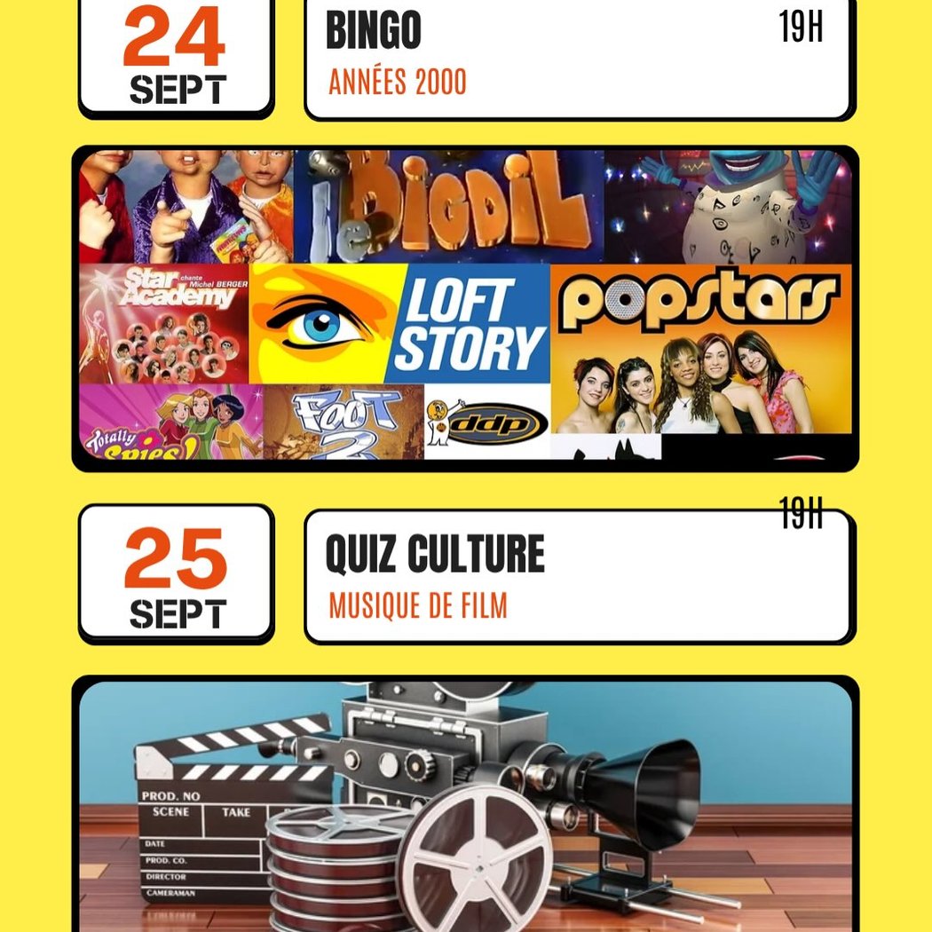 Bingo Années 2000 1