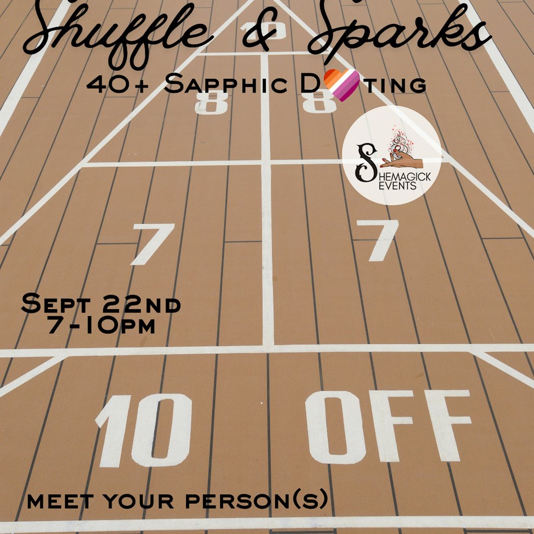Shuffle & Sparks: 40+ Sapphic Dating 1