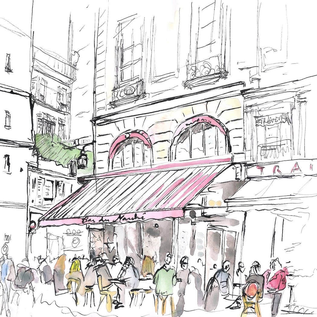 Watercolor workshops with Pauline Fraisse 1