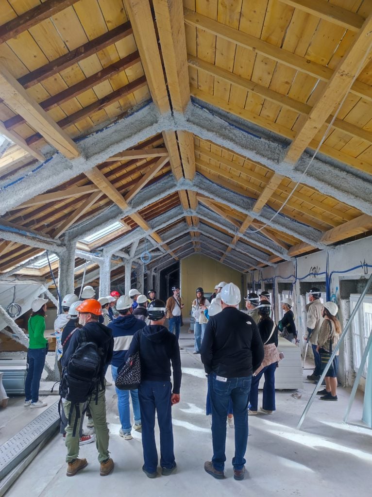 Visite du chantier du futur siège social de Pau Béarn Habitat 1