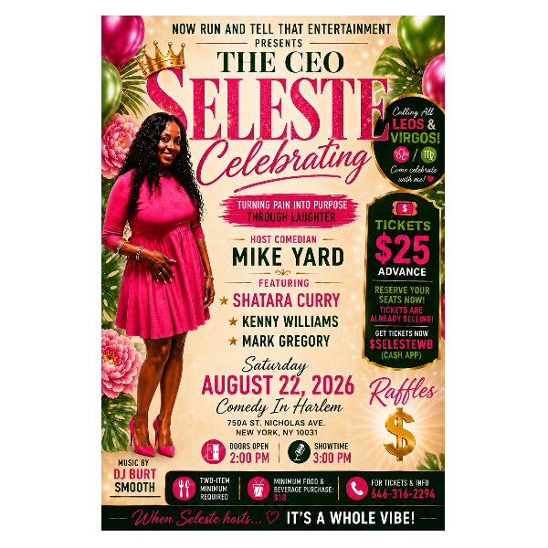 The CEO of Celebration is taking over Harlem!