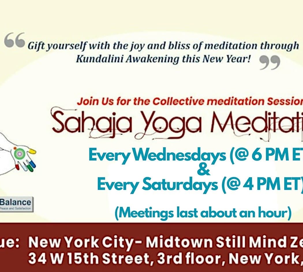 Free one-hour meditation classes for self-discovery and inner peace 1