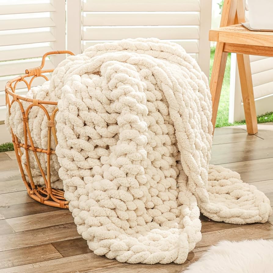 Chunky Knit Blanket Workshop 4