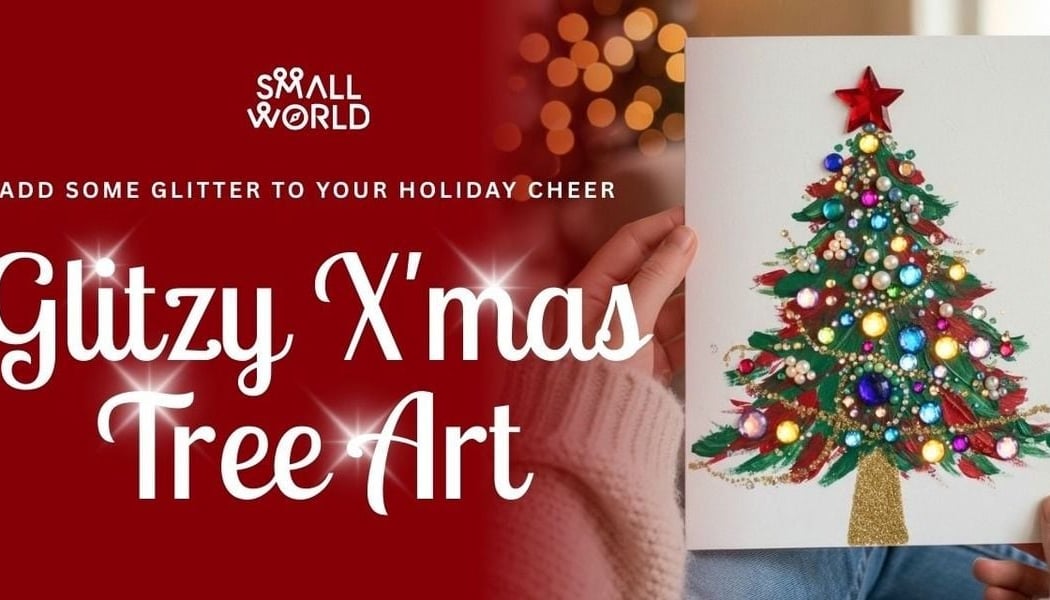 Glitzy X'mas Tree Art 1
