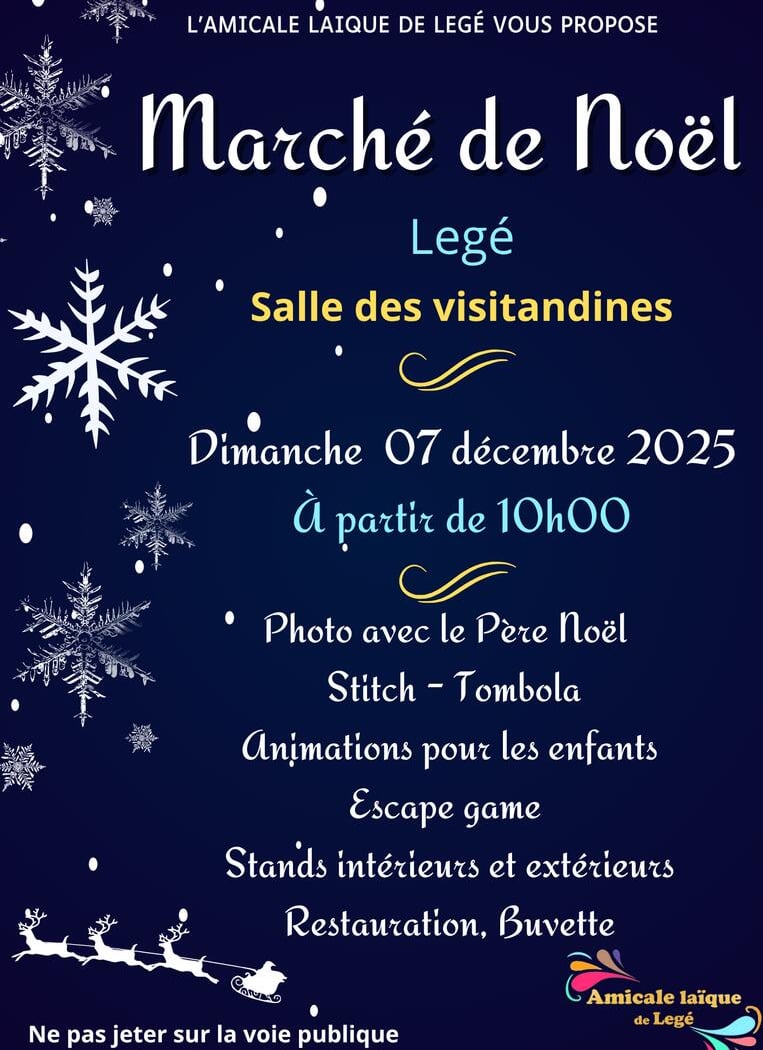 Marché de Noël Legé 1