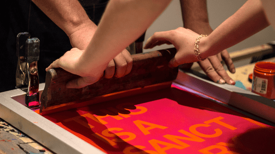 Free Art Workshop: Sanctuary City Print Shop 1