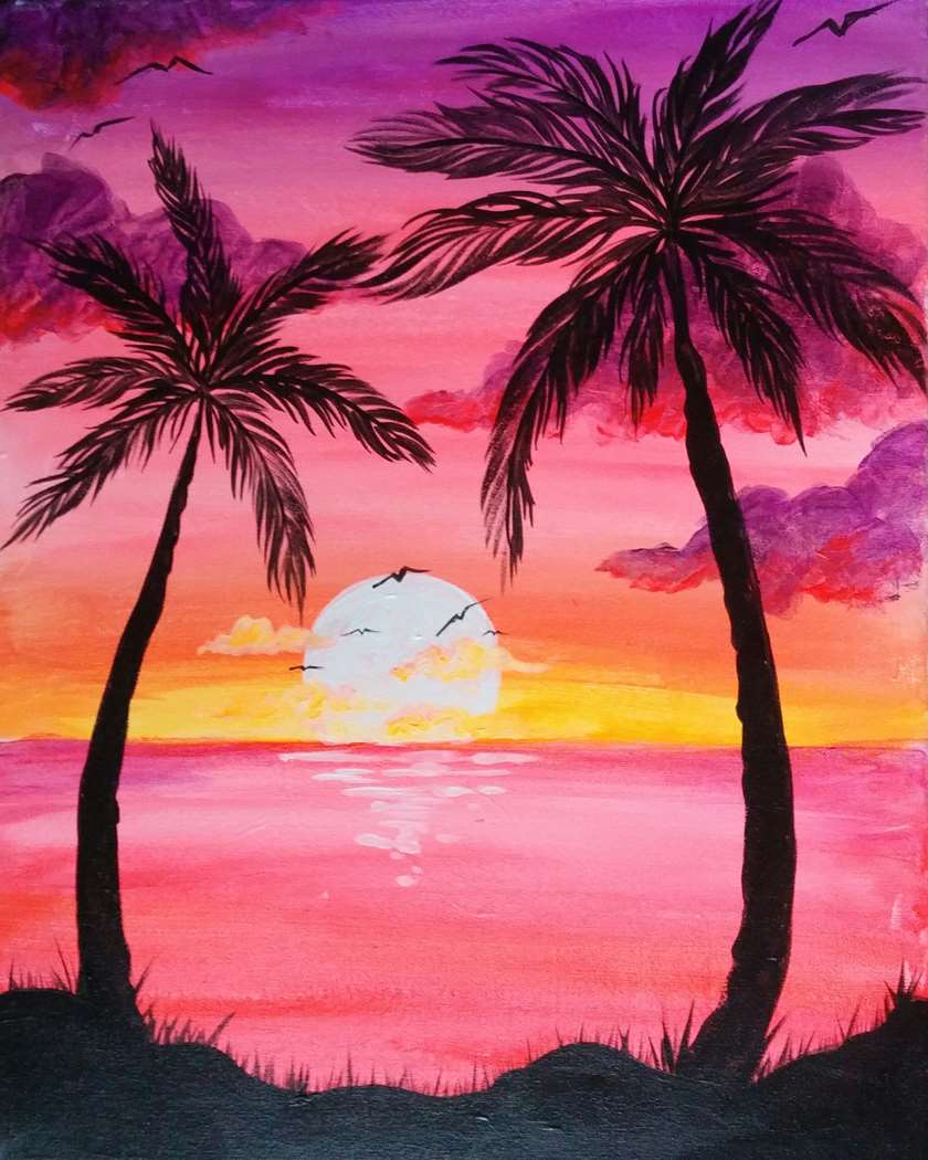 Sunset Palms 1