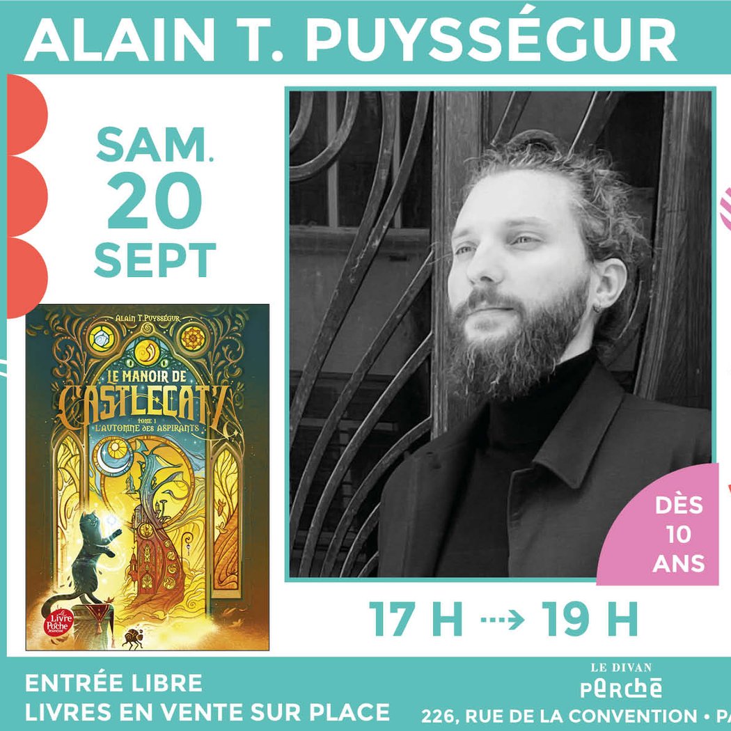 Alain Puysségur présente la version poche de son roman « Le Manoir de Castelcatz : L'automne des aspirants » 1