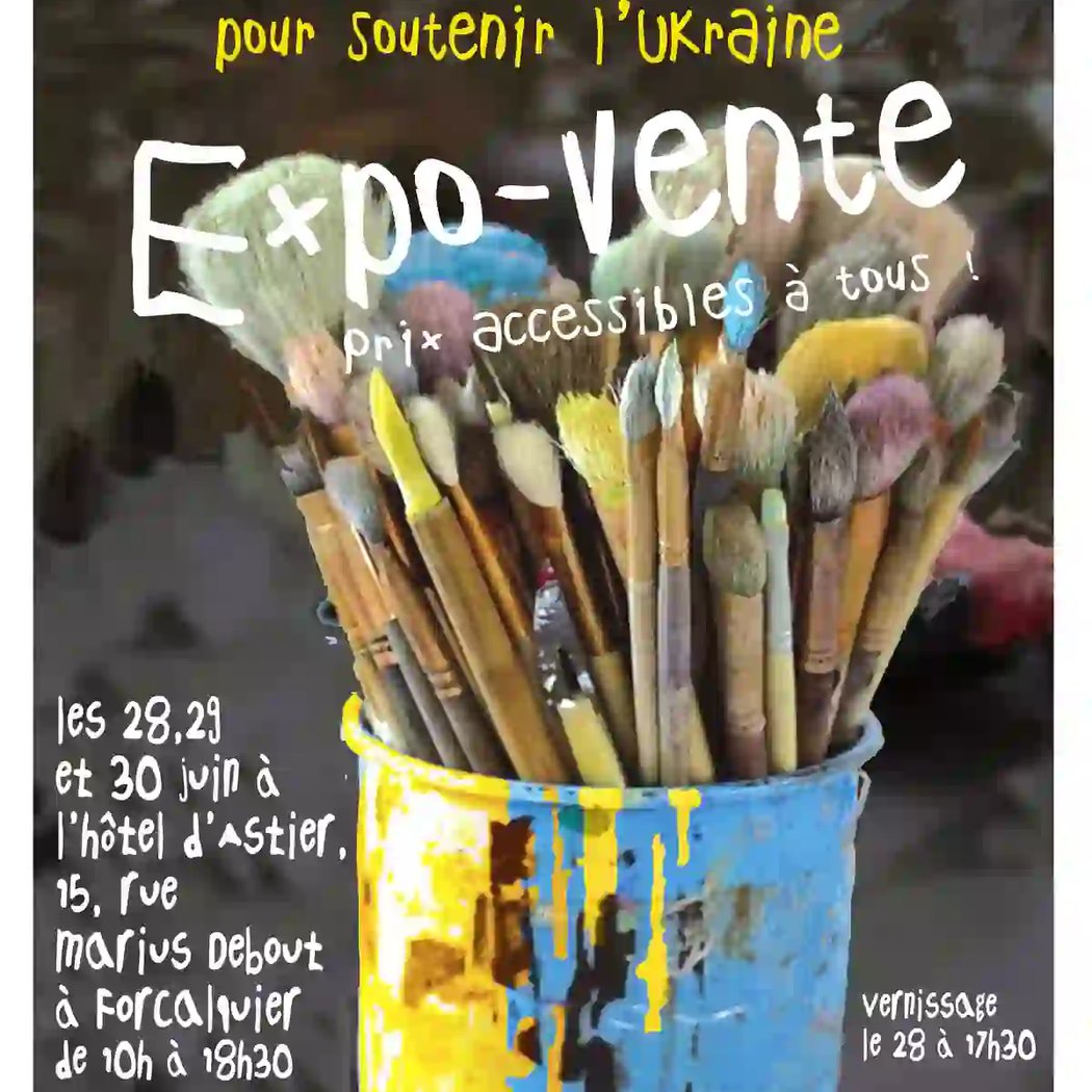 Exposition-vente en faveur des ukrainiens 1
