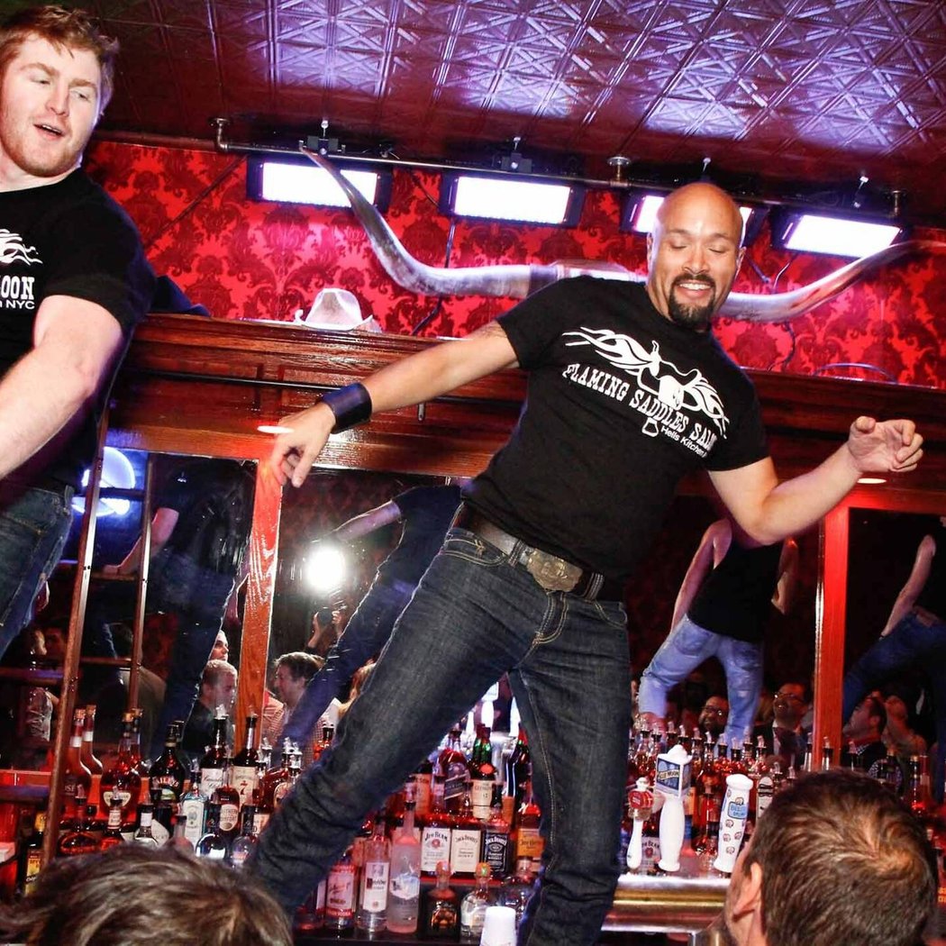 Flaming Saddles Saloon 1