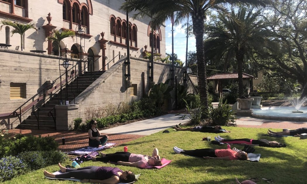 Yoga in the Garden