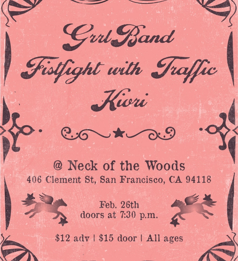 Grrl Band/ Fistfight With Traffic/ Kiori 1