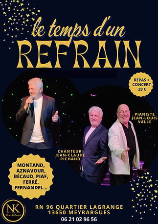Concert Déjeuner : Le temps d'un Refrain