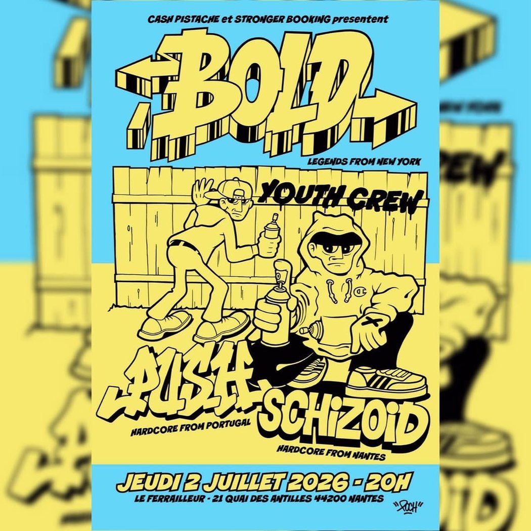 Concert Bold, Youth Crew, Push, Schizoid