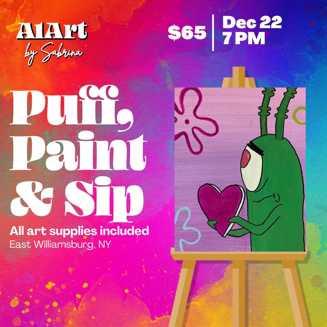Puff, Paint and Sip Art Studio 1