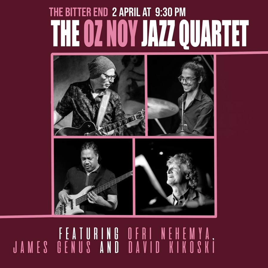 Oz Noy Jazz Quartet w/ Ofri Nehemya, James Genus, Dave Kikoski 1