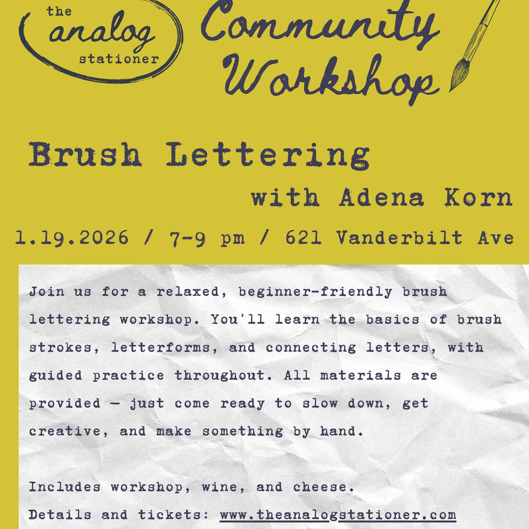 Brush Lettering with Adena Korn 2