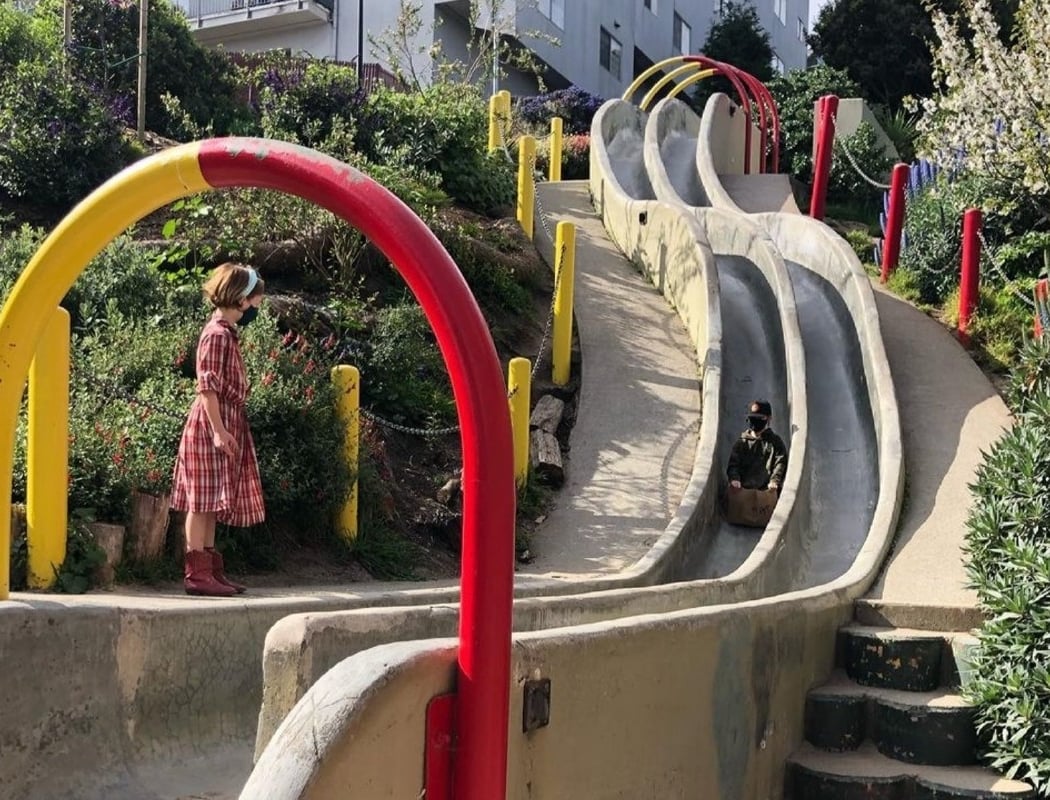 Seward Park Concrete Slides 1