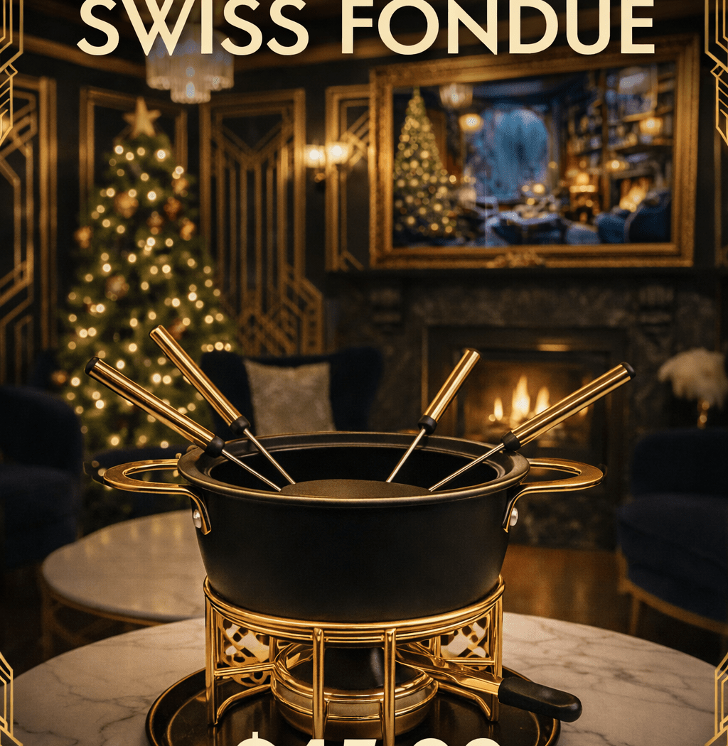 Boho Manor Swiss Cheese Fondue 1