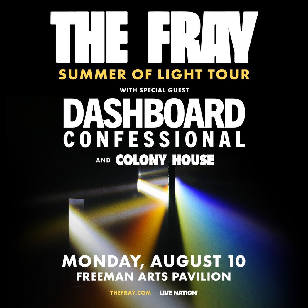 The Fray & Dashboard Confessional: Summer of Light Tour 1