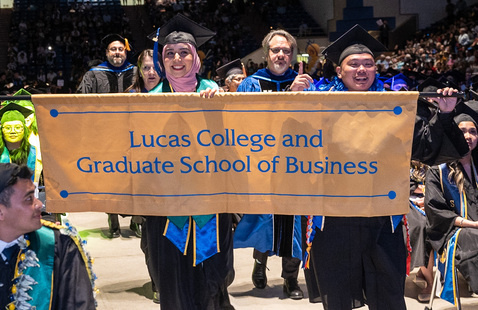 Lucas College and Graduate School of Business Fall 2025 Commencement Ceremony 1