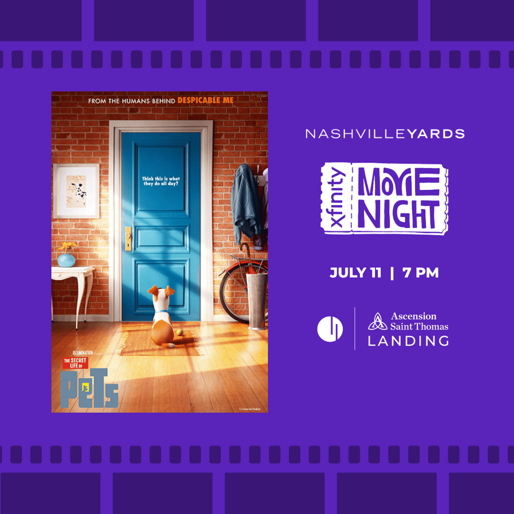 Nashville Yards Movie Night: The Secret Life of Pets 2