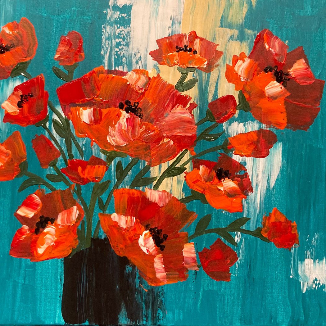 Watercolor Poppies 2