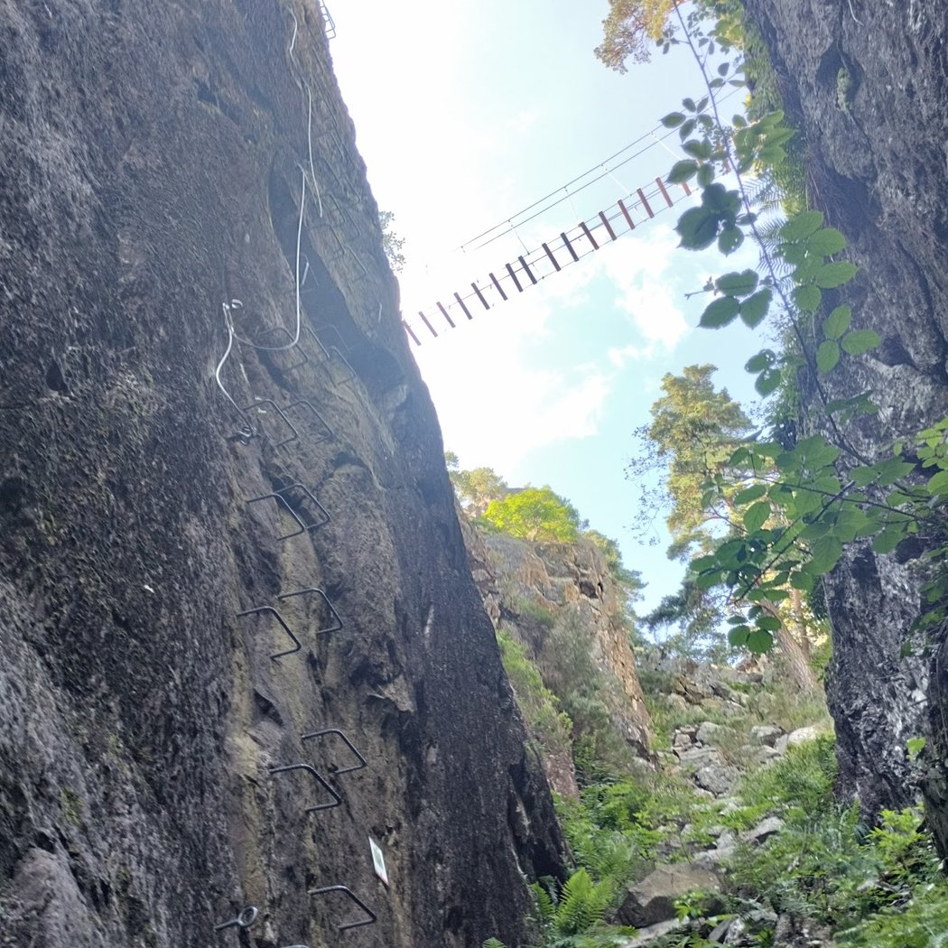 Départ de la Via Ferrata du Puy des Juscles 2