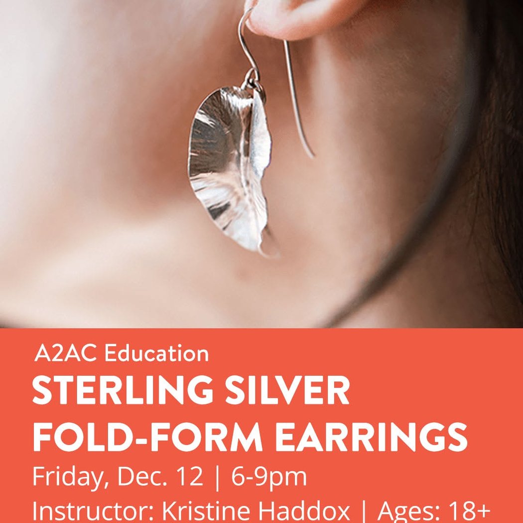Sterling Silver Fold-Form Earrings 1