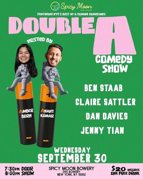 Double A Comedy Show - September 30th