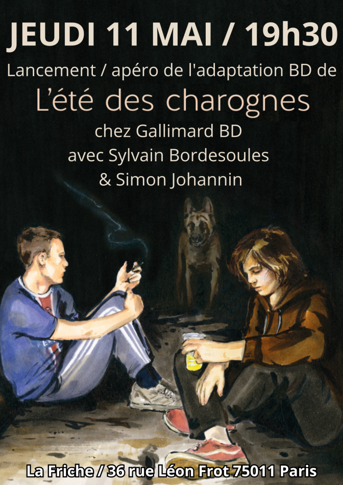 Rencontre/dédicace : L’été des Charognes avec Sylvain Bordesoules et Simon 1