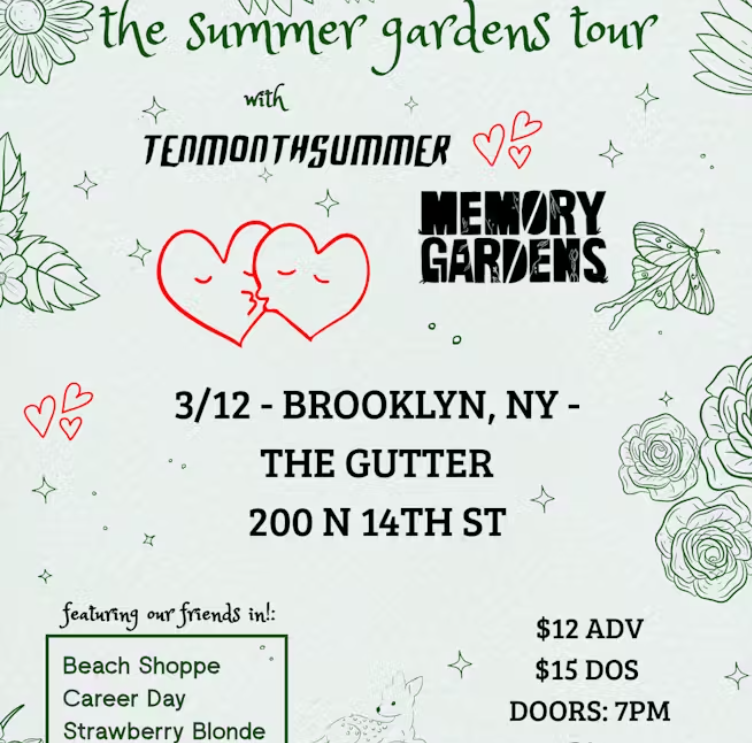 LIVE SHOW! Beach Shoppe, tenmonthsummer, Memory Gardens, Career Day, Strawberry Blonde 1