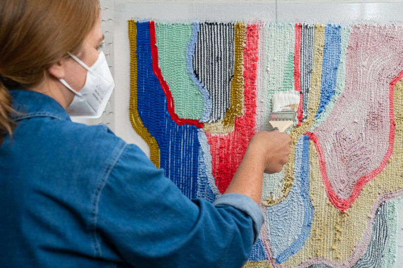 Rug Making at Tutuland 1