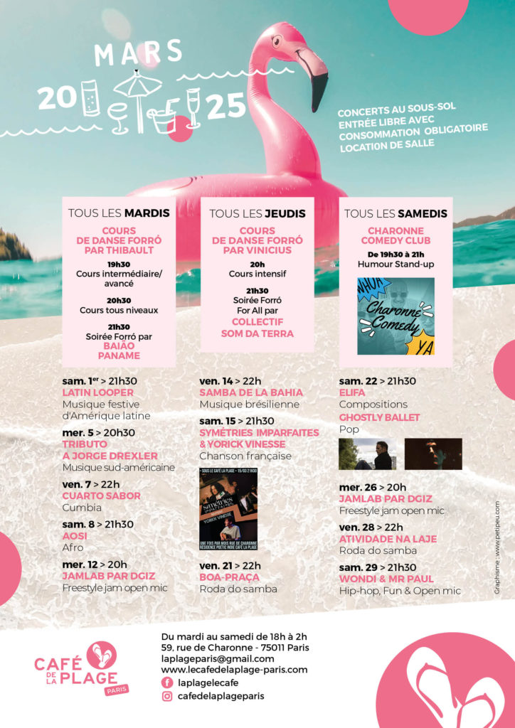 Programmation musicale Mars 2025 1