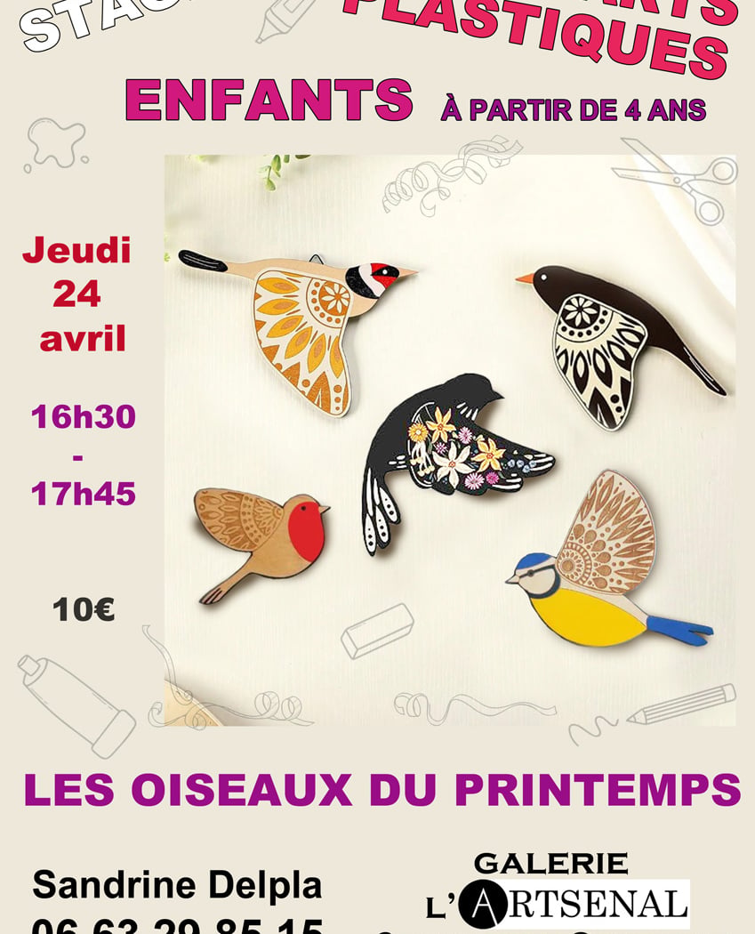 Stages enfants vacances de printemps 2025 1