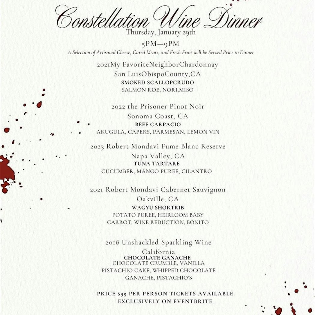 Constellation Wine Dinner 1