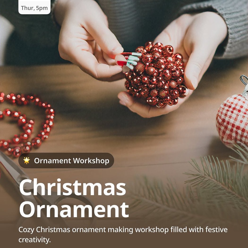 Christmas Ornament Workshop 1