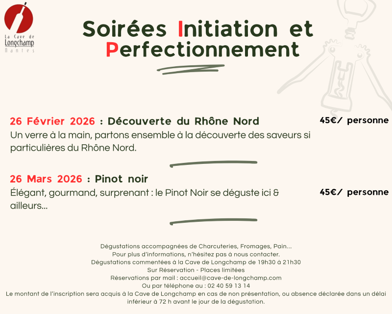 Soirées Dégustation "Initiation & Perfectionnement" 1