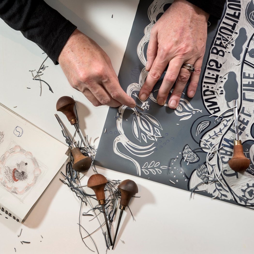 Intro to Linocut Printmaking 1