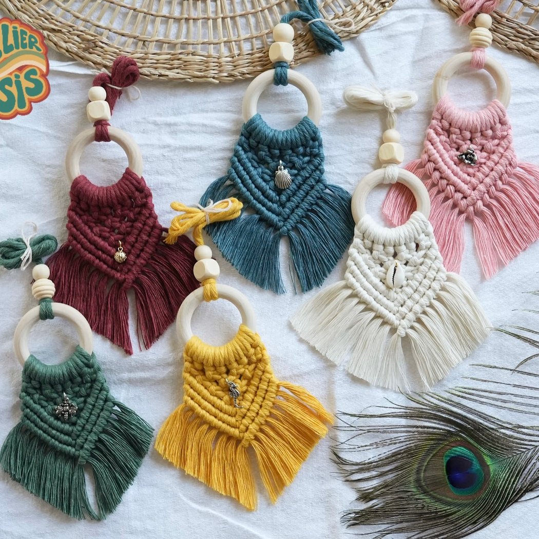 Atelier Oasis - décoration bohème en macramé en Normandie 1