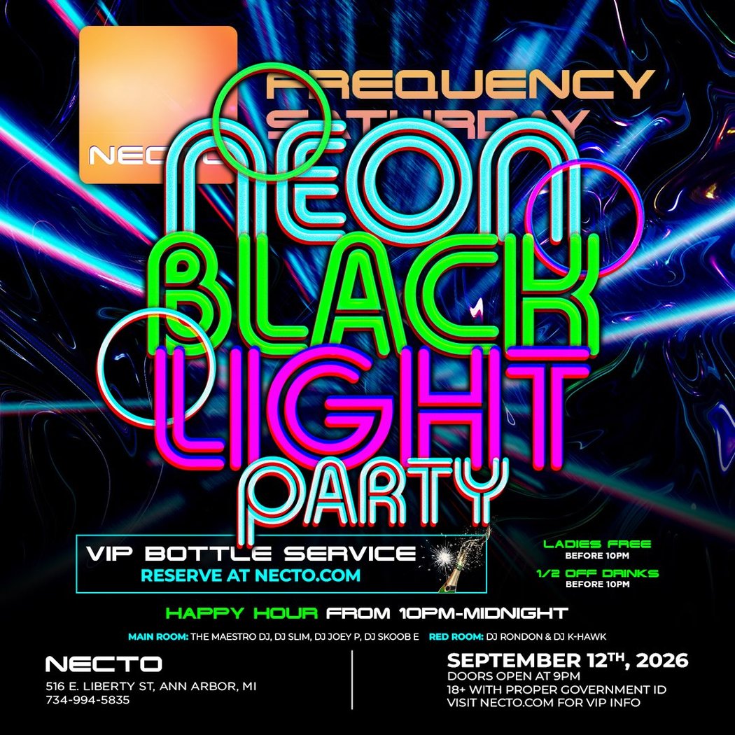 Neon Black Light Party 1