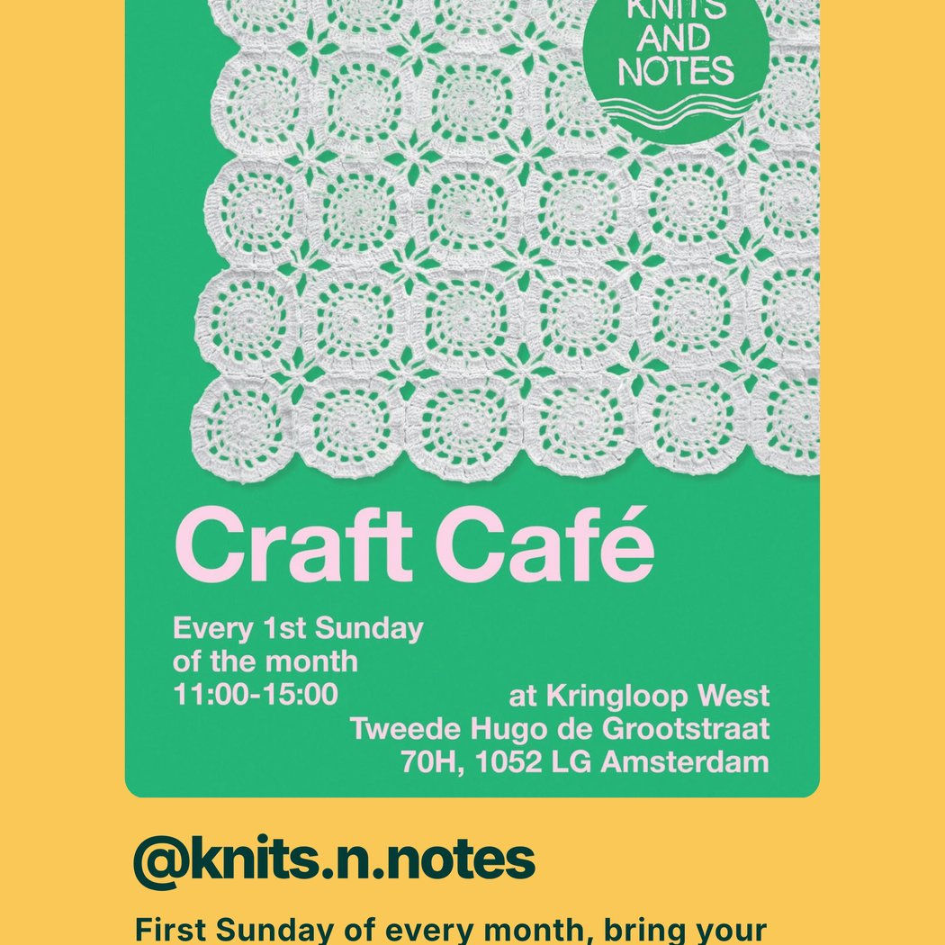KNITS AND NOTES Craft Café 1