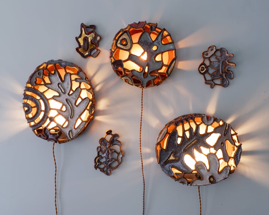 Clay Sconce as Sculpture with Emily Loughlin 1