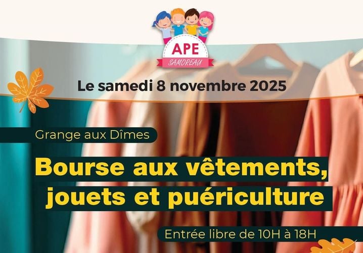 Bourse aux vêtements, jouets et articles de puériculture 1