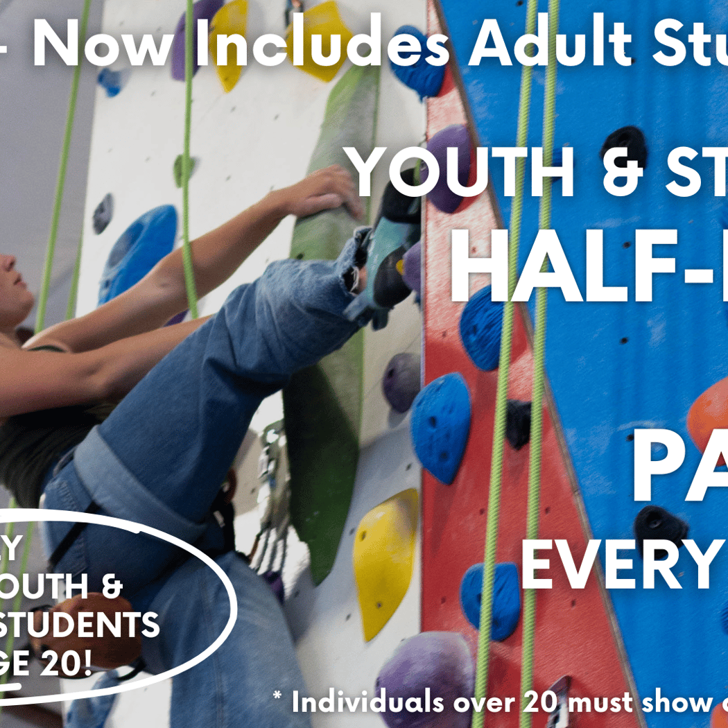 Half Price Day Pass Fridays 1