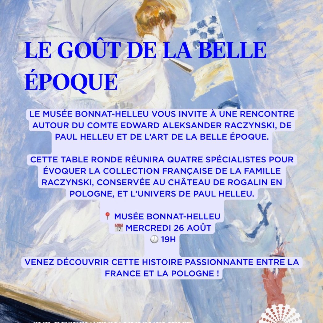 Table ronde sur le goût artistique de la Belle Époque, Edward Aleksander Raczynski et Paul Helleu