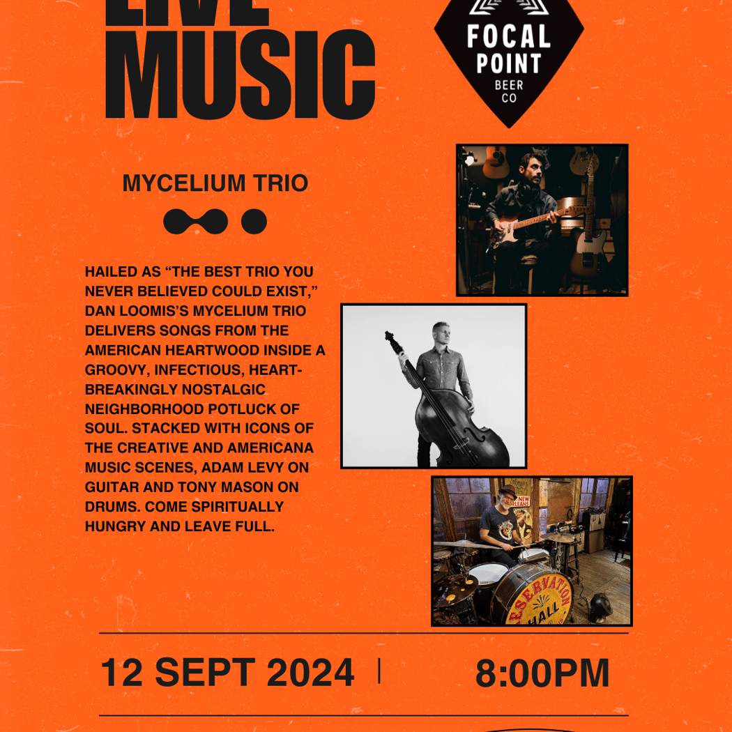 Live Music: Mycelium Trio! 1